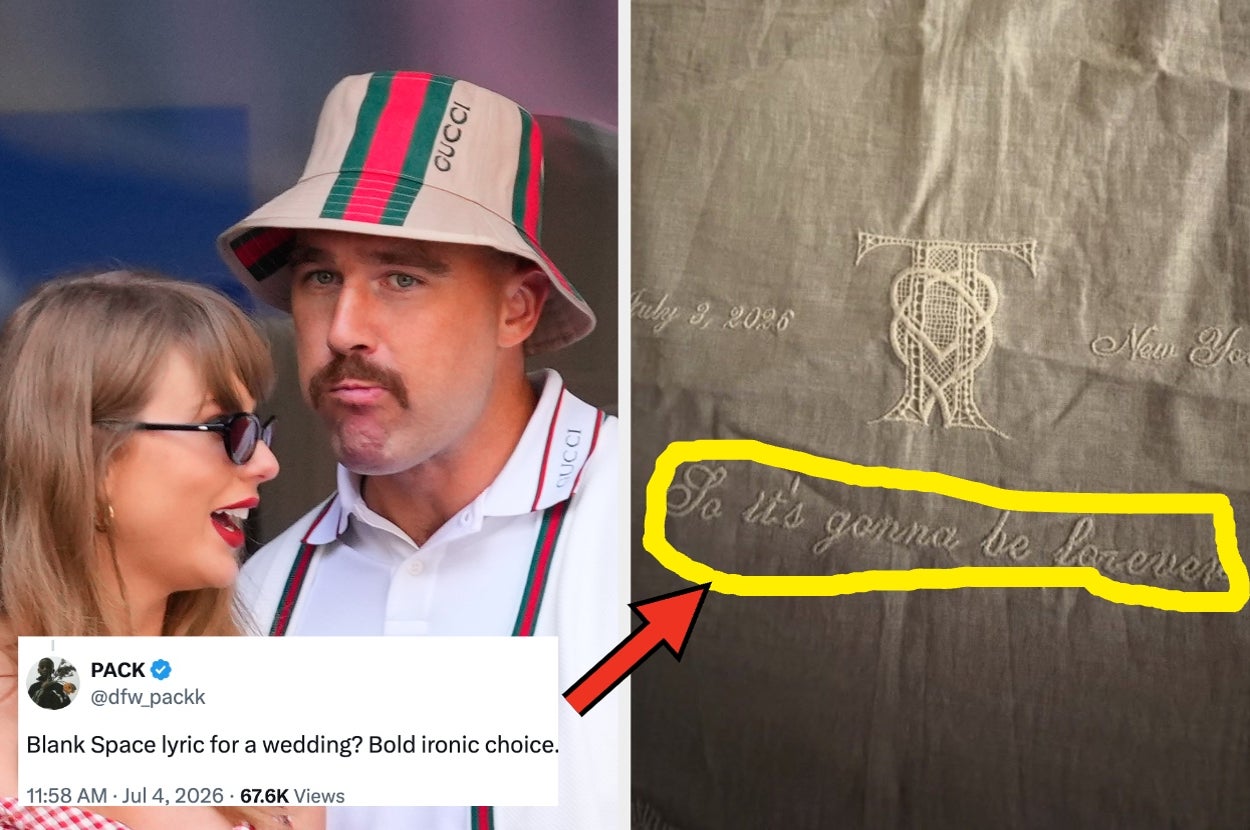 Swifties Losing It Over "Blank Space" Wedding Favor Drama!
