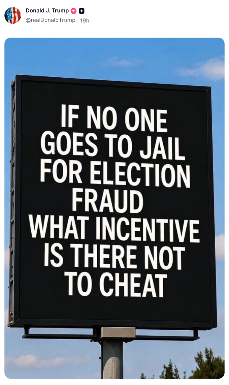 A ample motion reads, "If nary 1 goes to jailhouse for predetermination fraud, what inducement is determination not to cheat?"