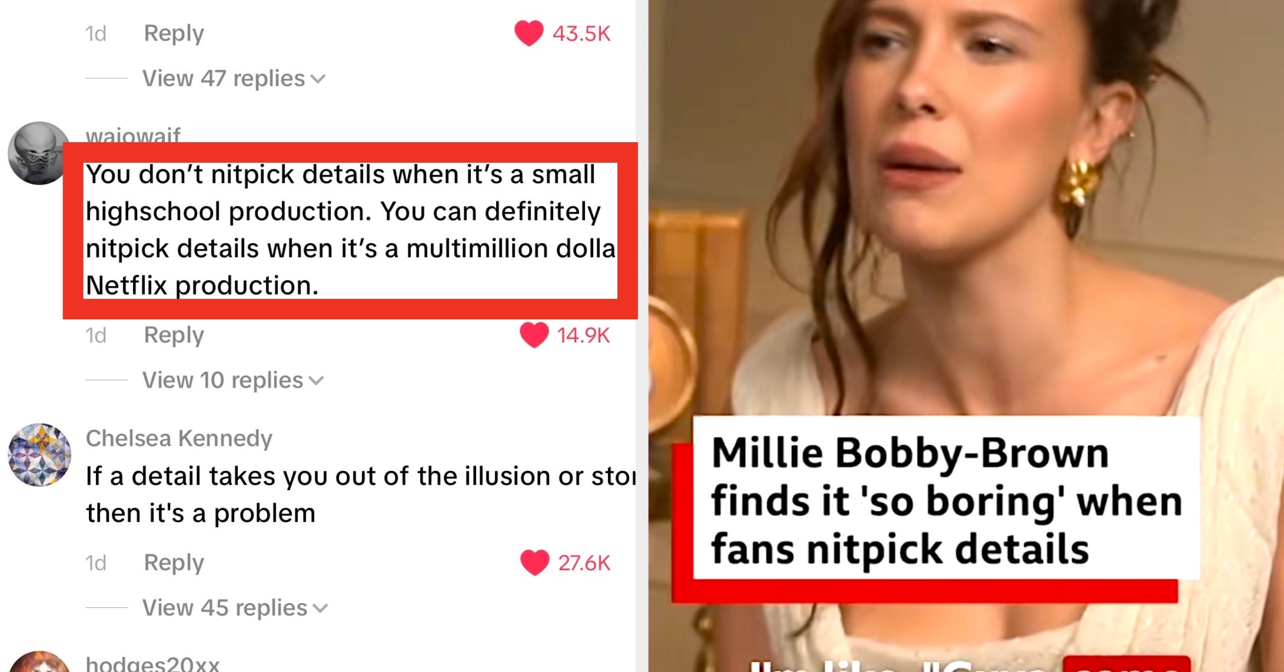 Millie Bobby Brown Finally Responded To The Backlash Over Her Very Modern "Enola Holmes 3" Manicure, And Her Response Only Made Things Worse