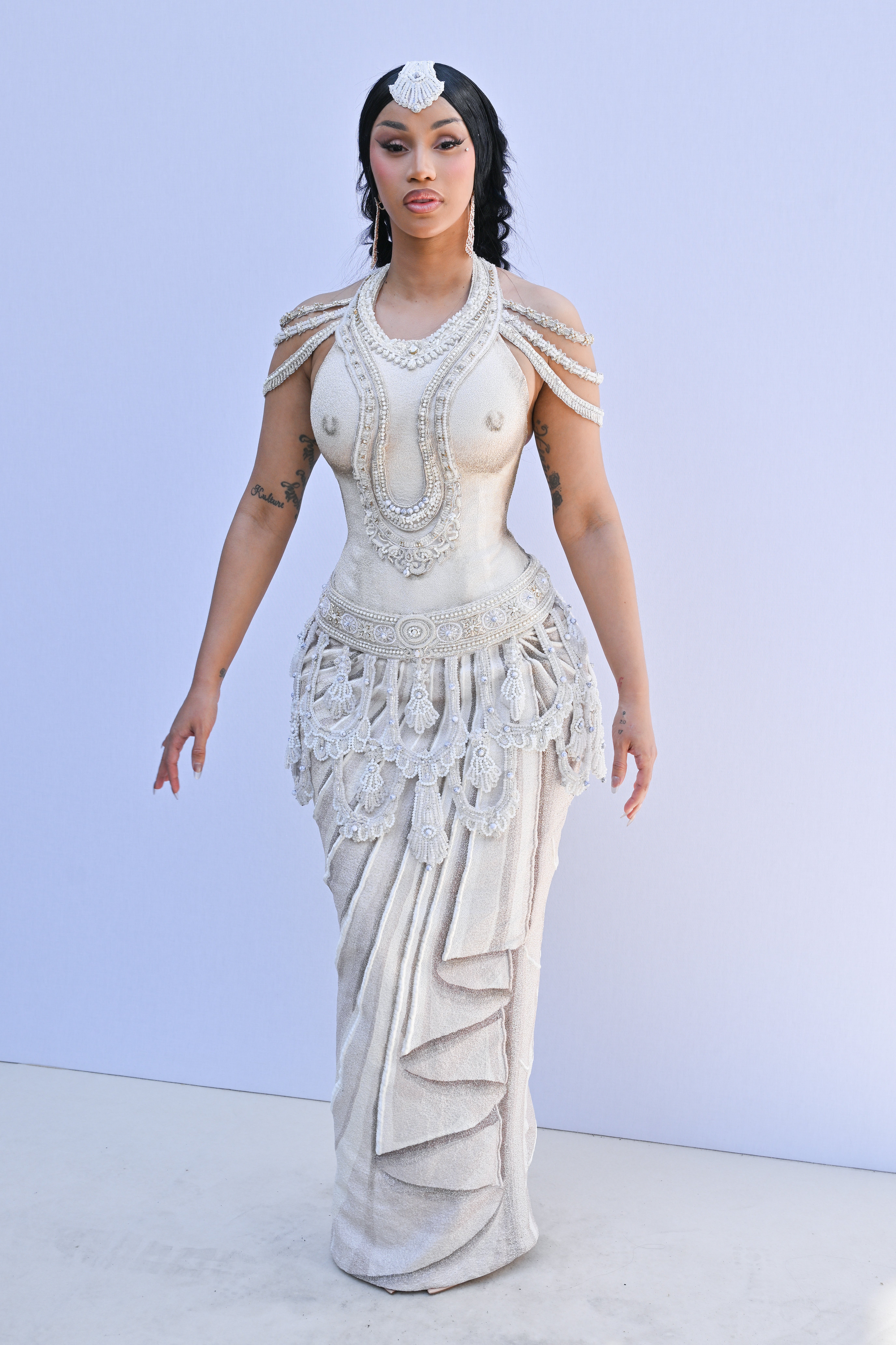 Cardi B's Paris Fashion Week Gown Gets Online Love