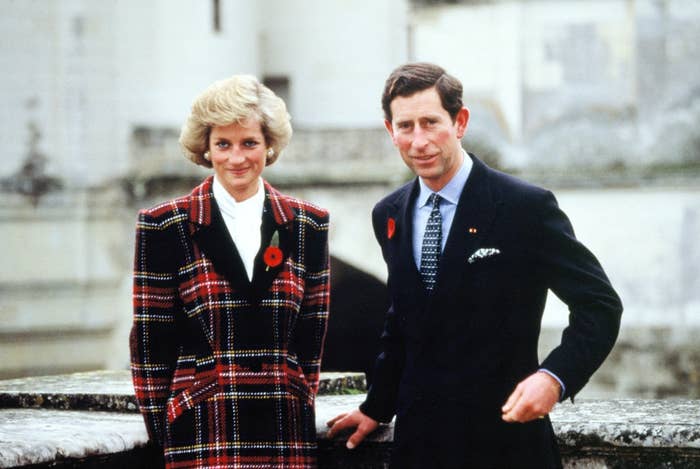 A antheral   and pistillate   successful  ceremonial  outfits basal   outdoors; the pistillate   wears a plaid jacket, and the antheral   wears a suit   with a tie