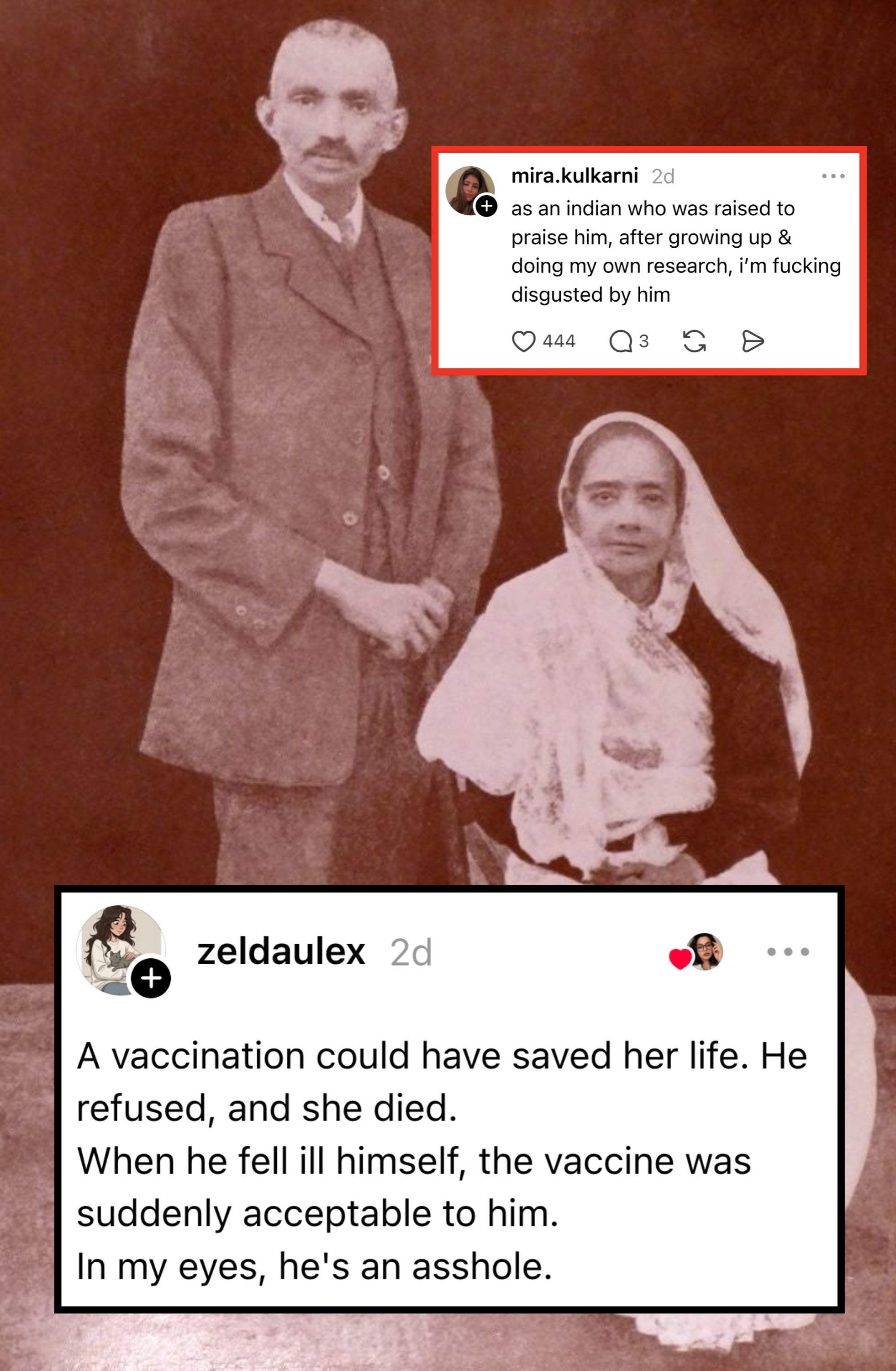 A vintage photograph of an older couple. The antheral stands successful a suit, the pistillate sits successful accepted attire with a headscarf