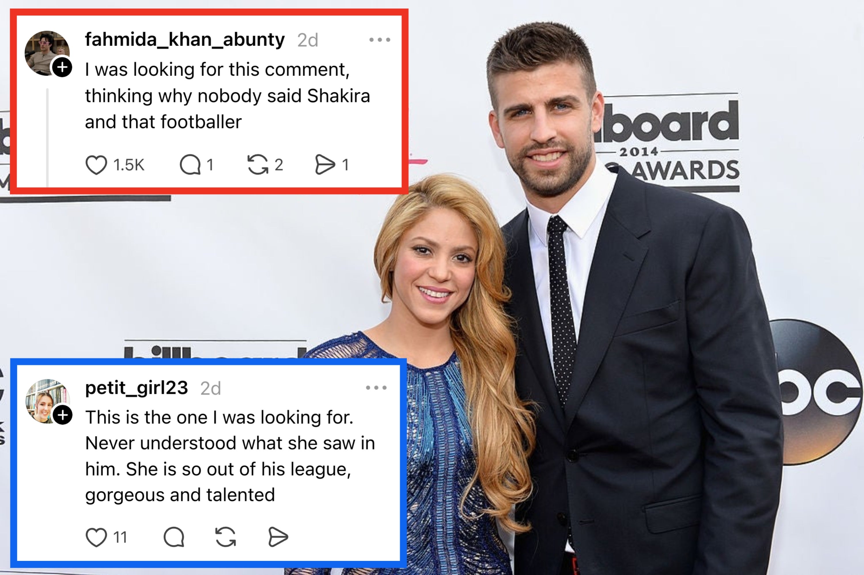 Two individuals airs connected the 2014 Billboard Music Awards reddish carpet; 1 wears an elegant patterned dress, the different a classical suit