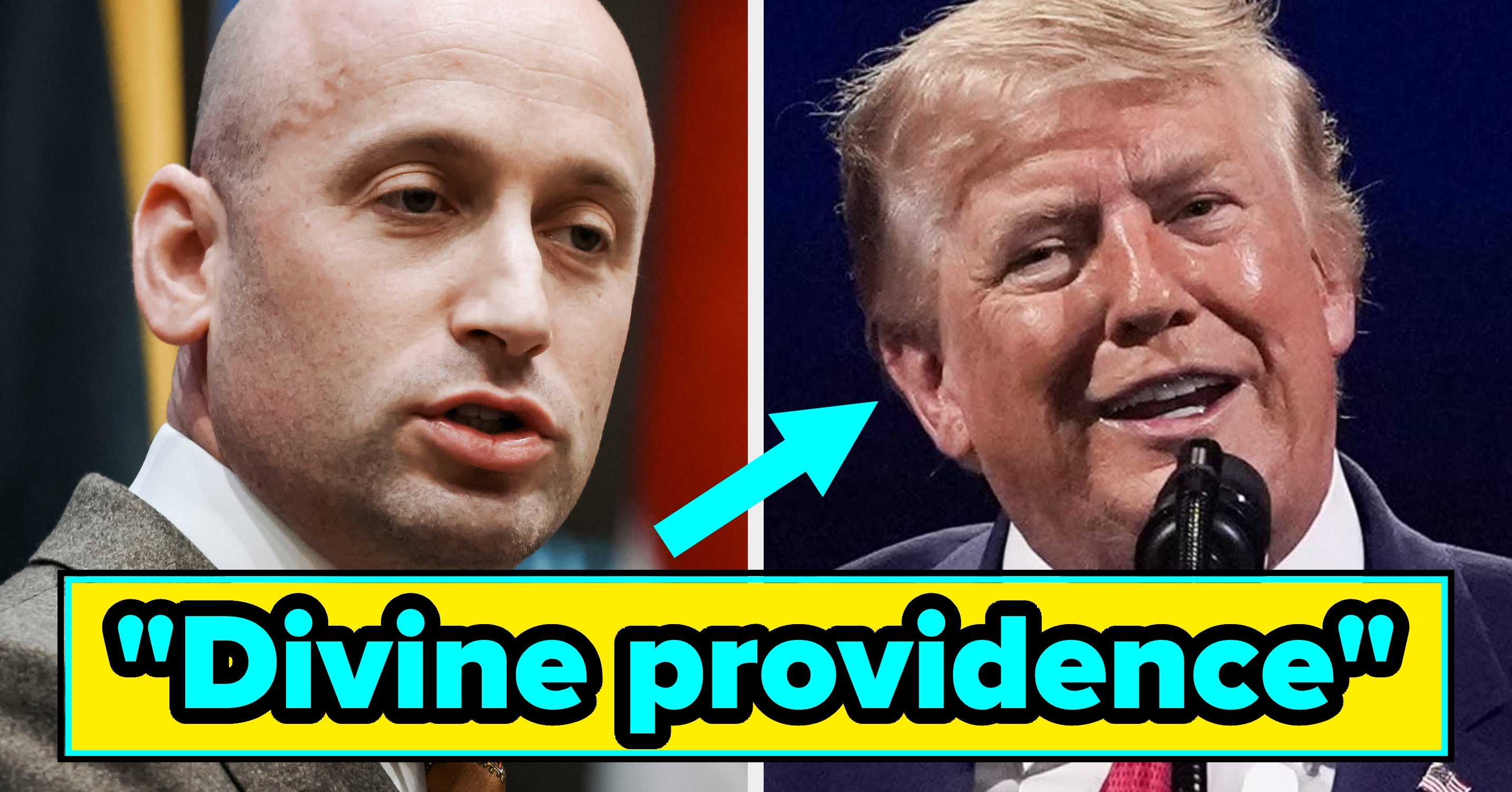 Stephen Miller Just Took His Absolutely Bizarre "Divine" Praise Of Trump To An Unforgivable Level