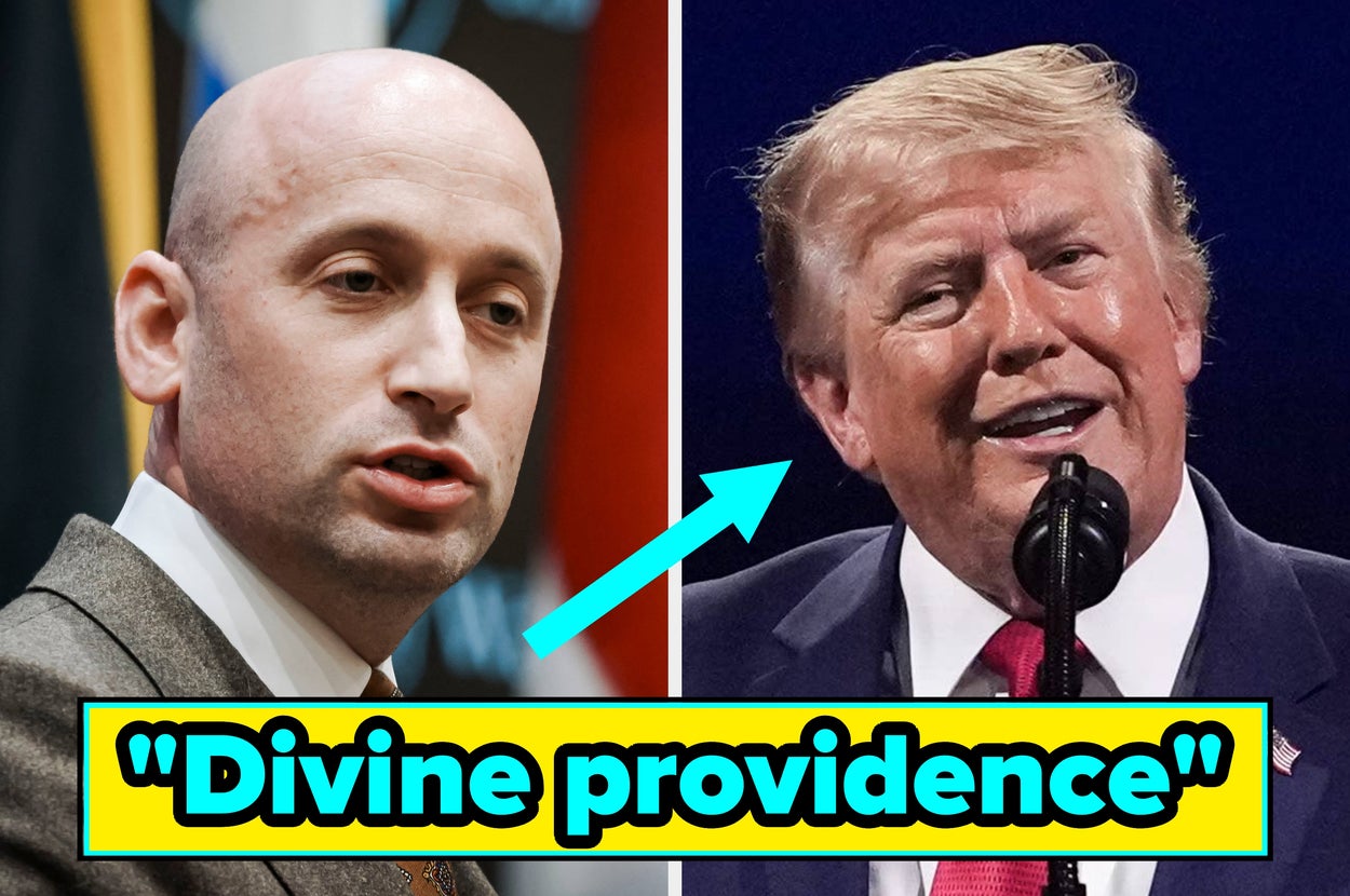 Stephen Miller Is Claiming There's Proof That Trump Was Sent By God, And, Um, People Have A LOT To Say