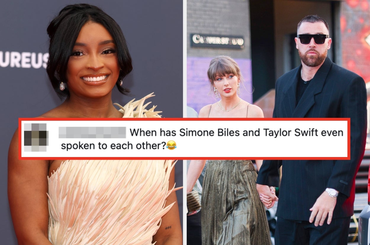 Simone Biles Reacted To People Questioning Her Invite To Taylor Swift And Travis Kelce's Wedding