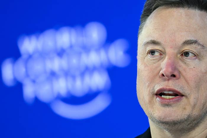 Elon Musk speaking astatine  the World Economic Forum