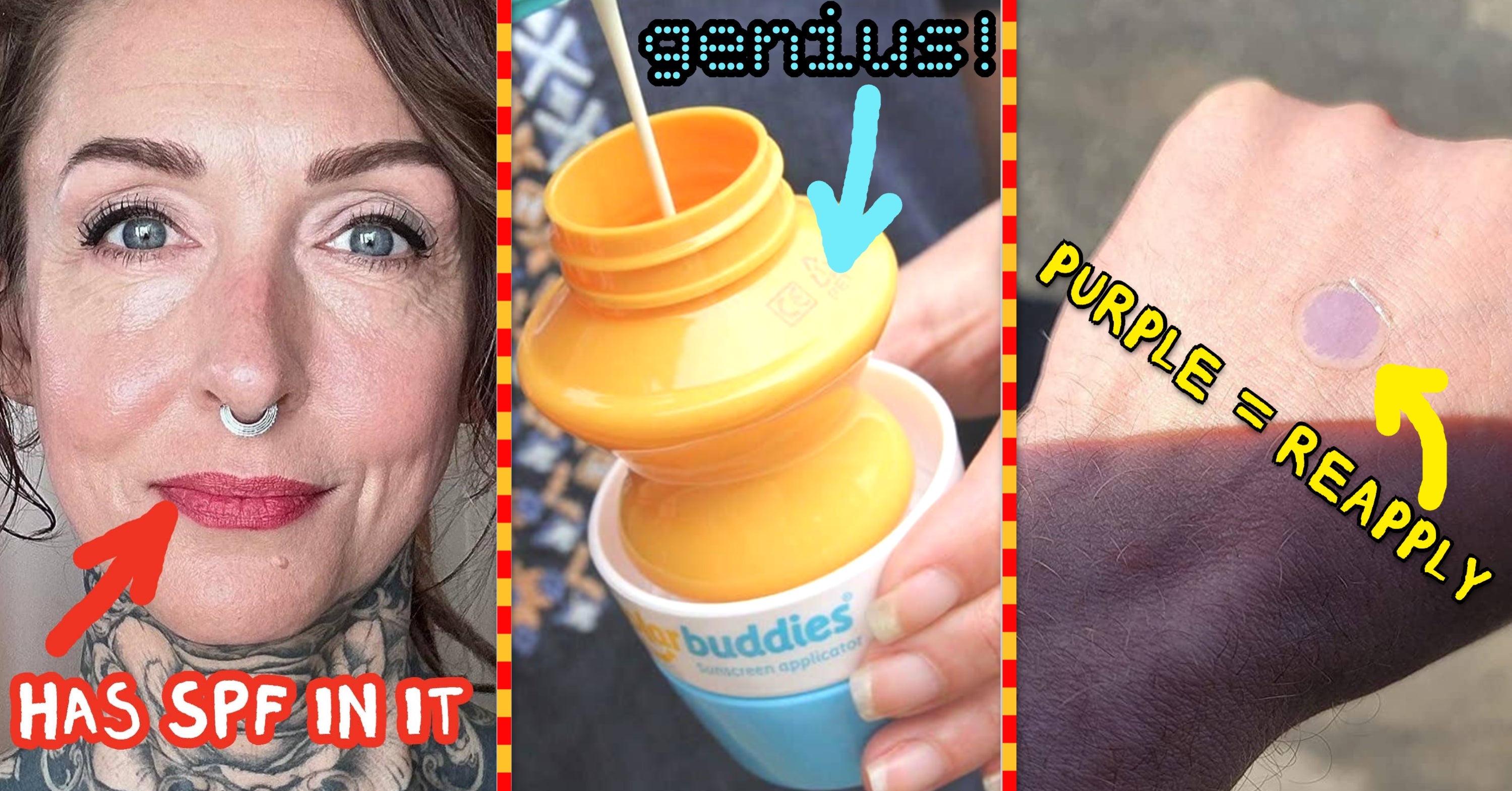 Sunscreens, Applicators, Reminder Stickers, And 18 Other Products That Make Using SPF So Much Easier