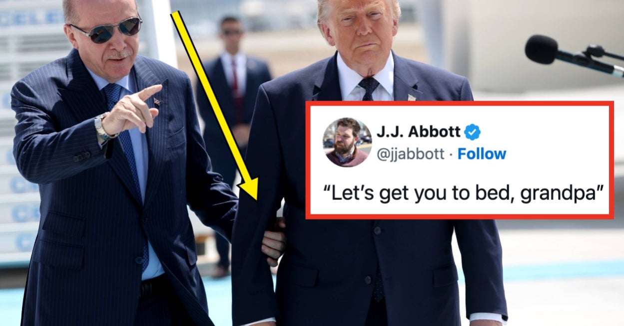 The Internet Is Losing It Over Turkey's President Physically Steering Trump Around Like A Shopping Cart