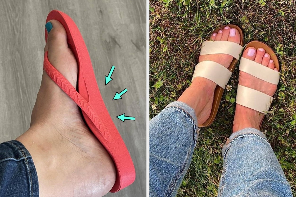 29 Flip-Flops And Sandals That Reviewers With Plantar Fasciitis Swear By
