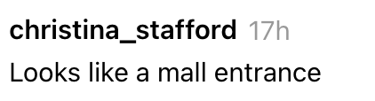 Tangkapan layar dari komentar oleh christina_stafford: 