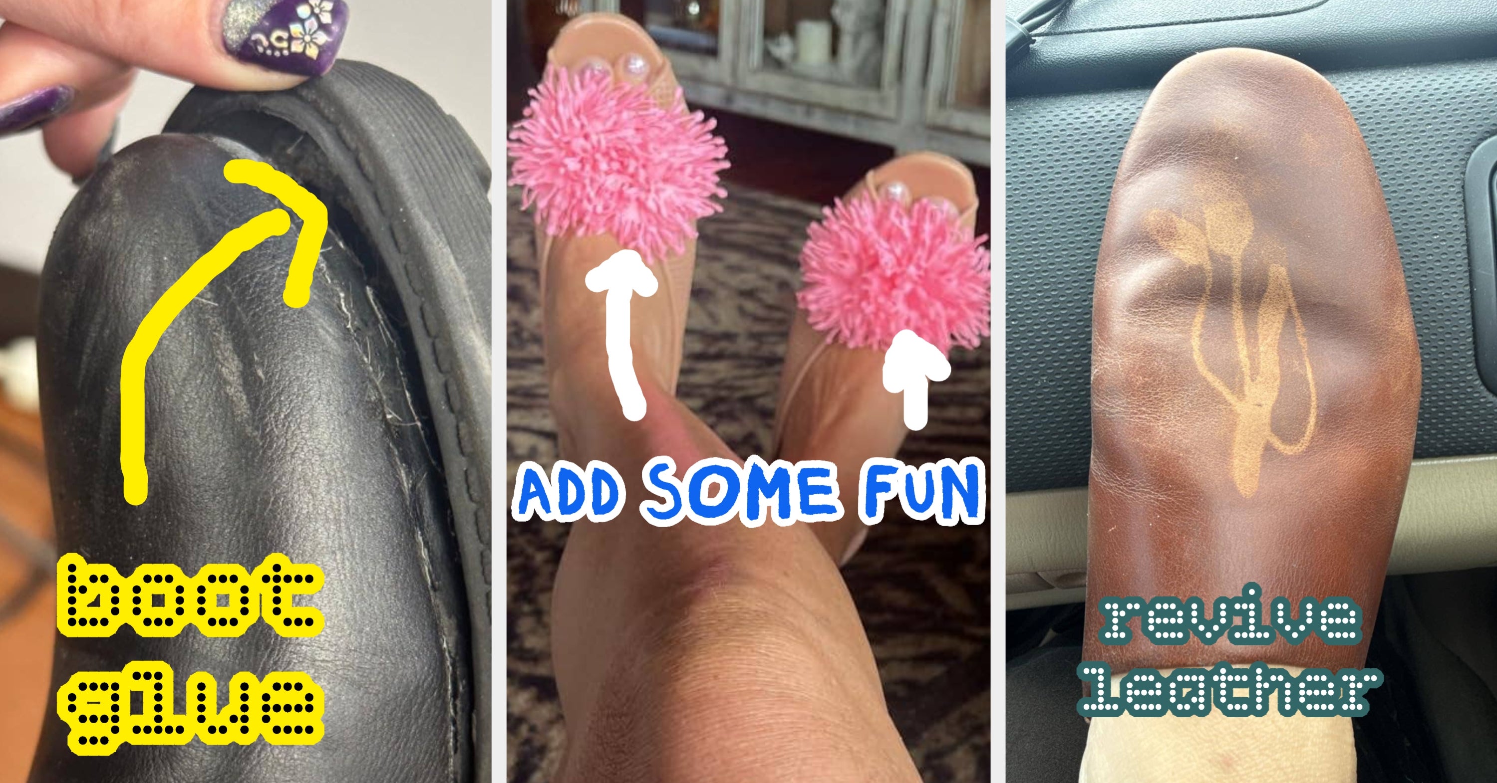 If Your Shoes Are Looking Worse For Wear, Here Are 19 Cheap, Easy, And Even Creative Fixes