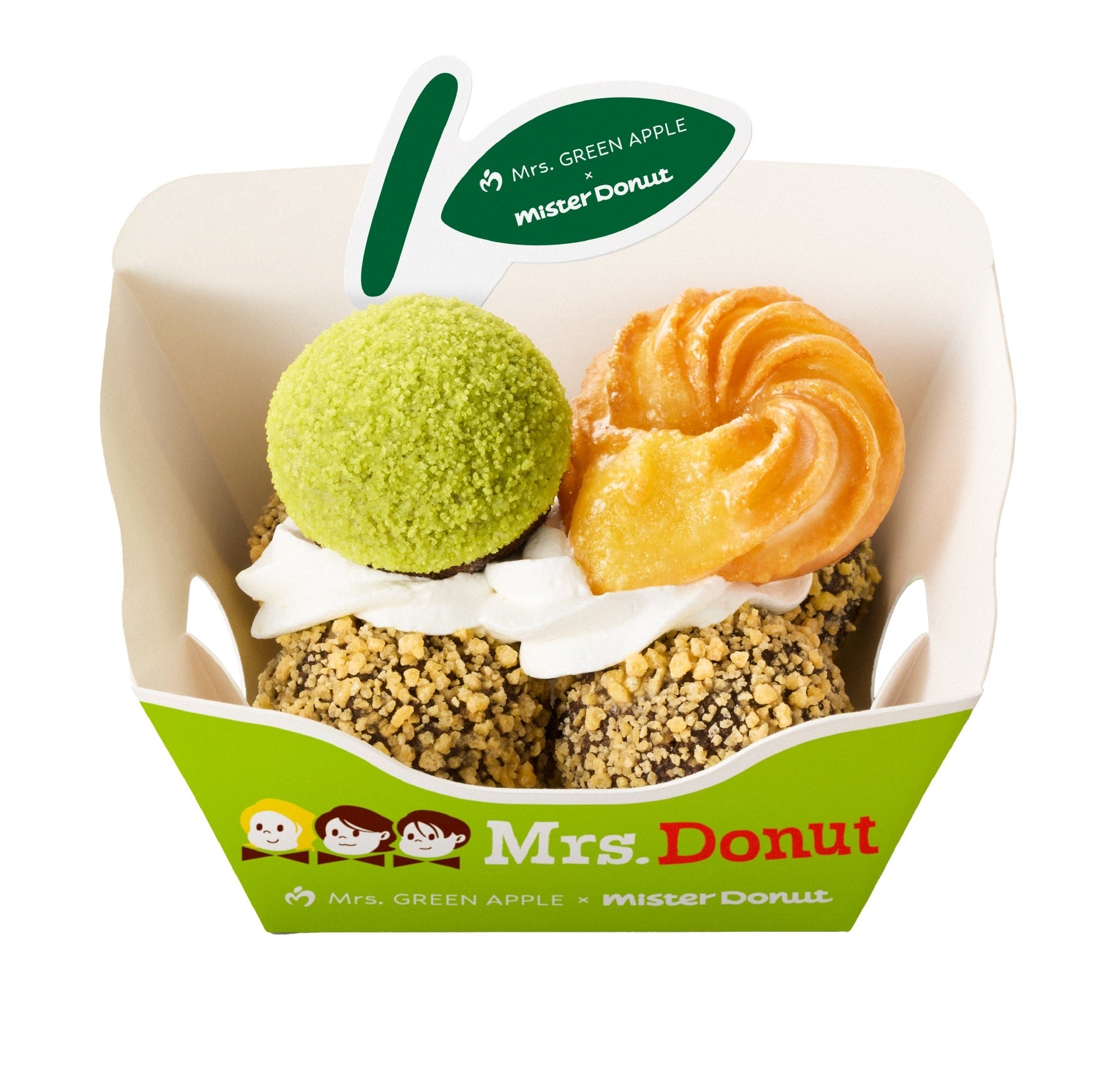 ミスタードーナツと「Mrs. GREEN APPLE」の初コラボが話題！商品