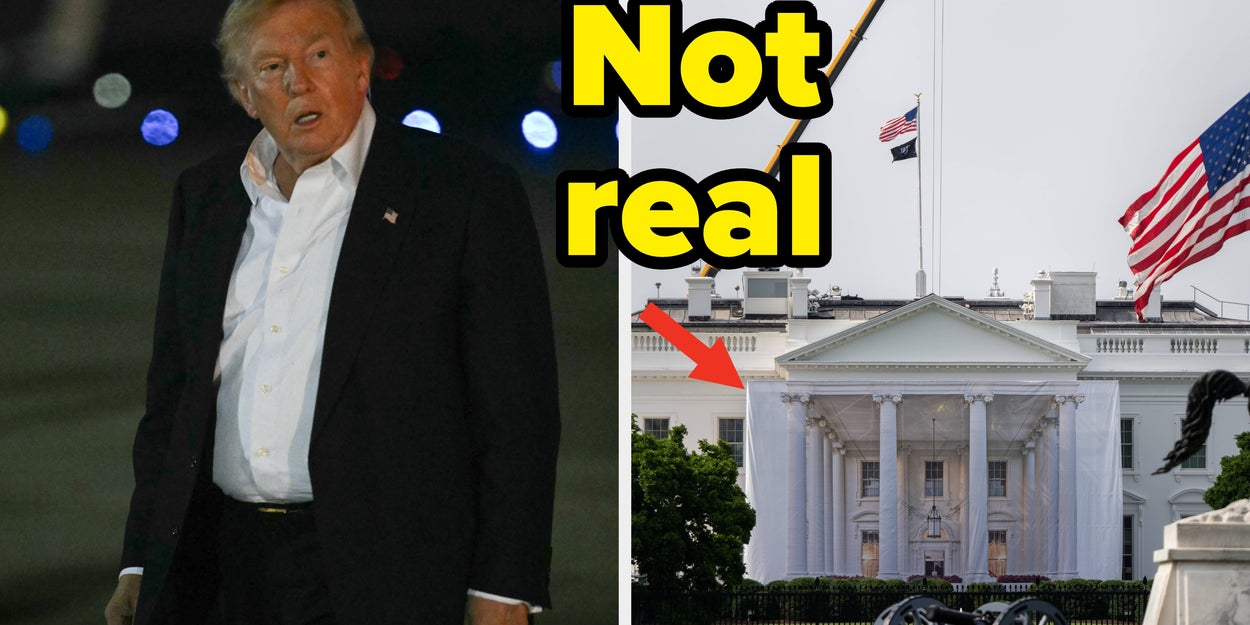 The White House Genuinely Looks More Ridiculous Than Ever Before