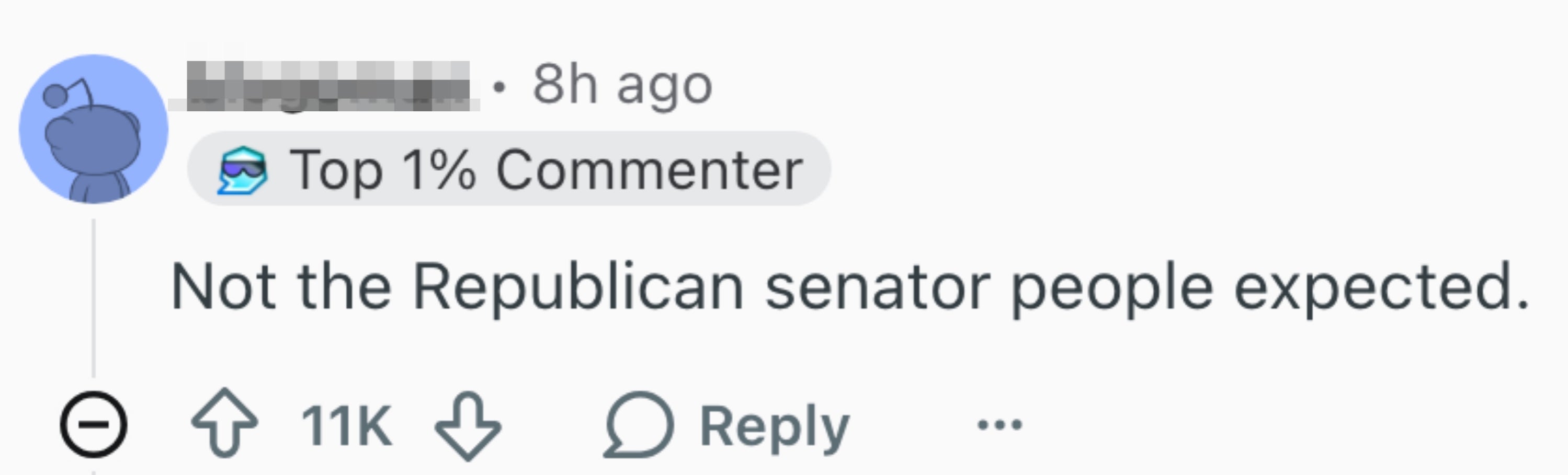 Sosiale medier kommenterer som sier: 