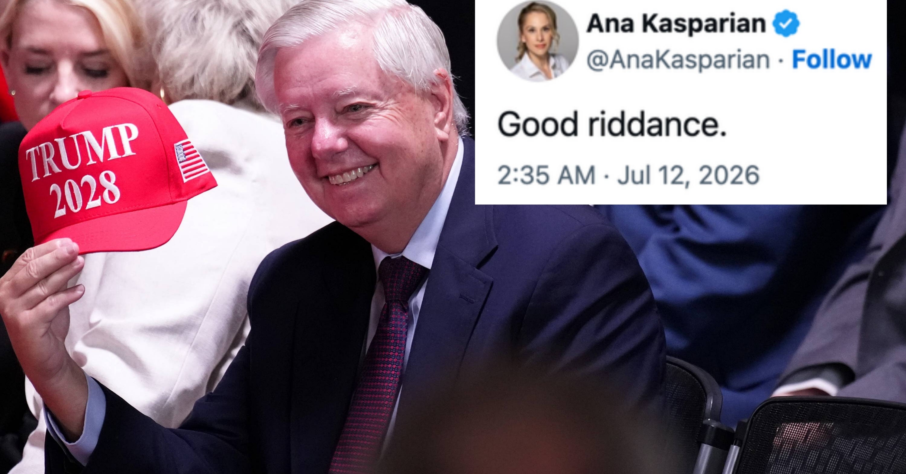 "Good Riddance": People Are Dragging Lindsey Graham After His Death, And They Aren't Holding Back