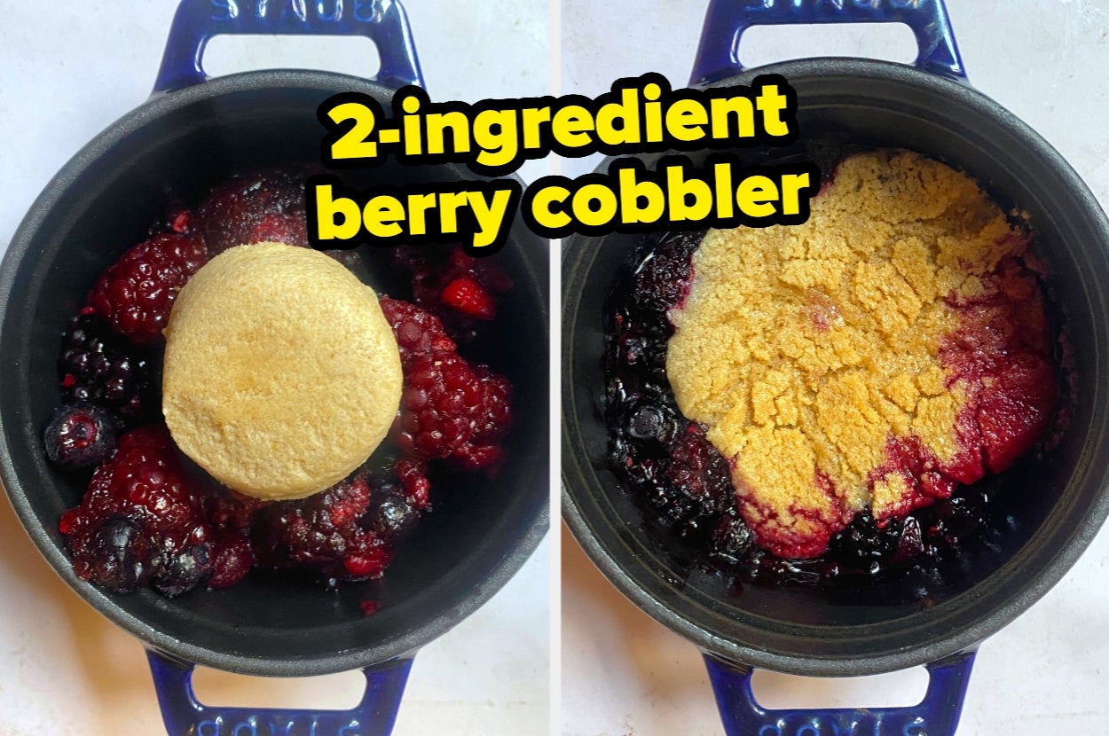 I Tried The Viral 2-Ingredient Berry Cobbler, And Now I'll Be Making It All Summer