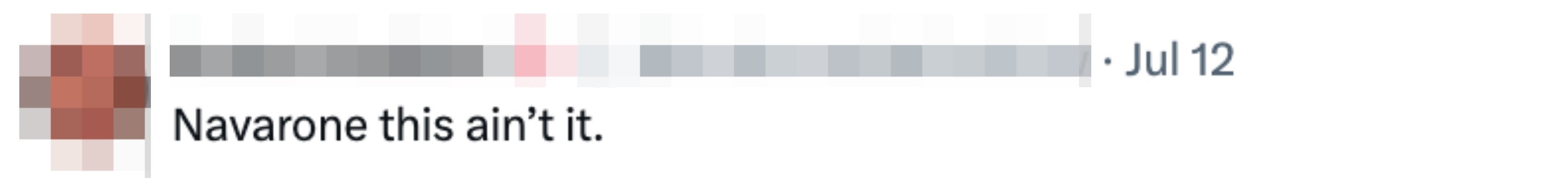 Tweet av @AndromedaPowPow: "Navarone dette er ikke det."