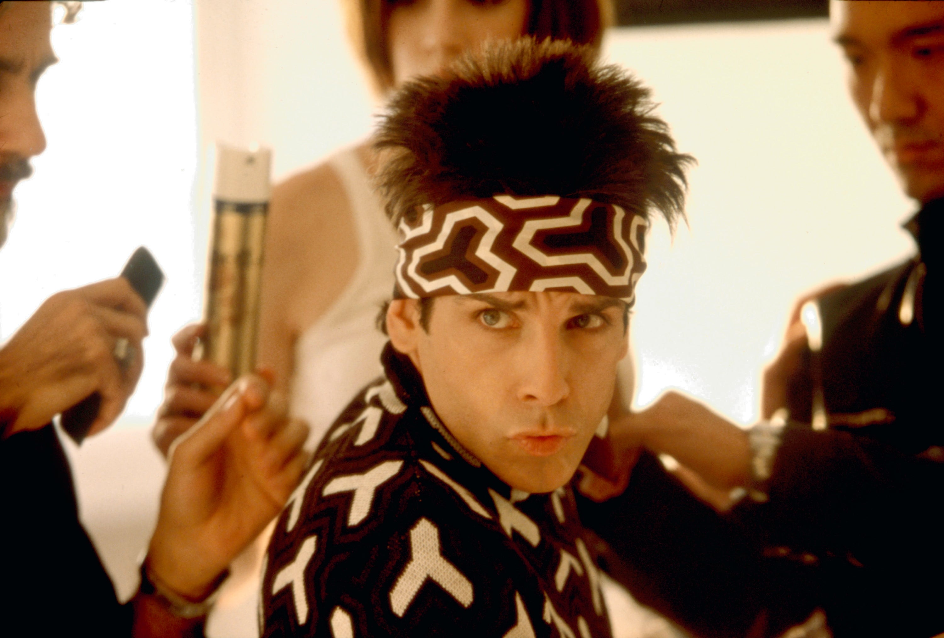Ben Stiller i Zoolander poserer med trutmunn