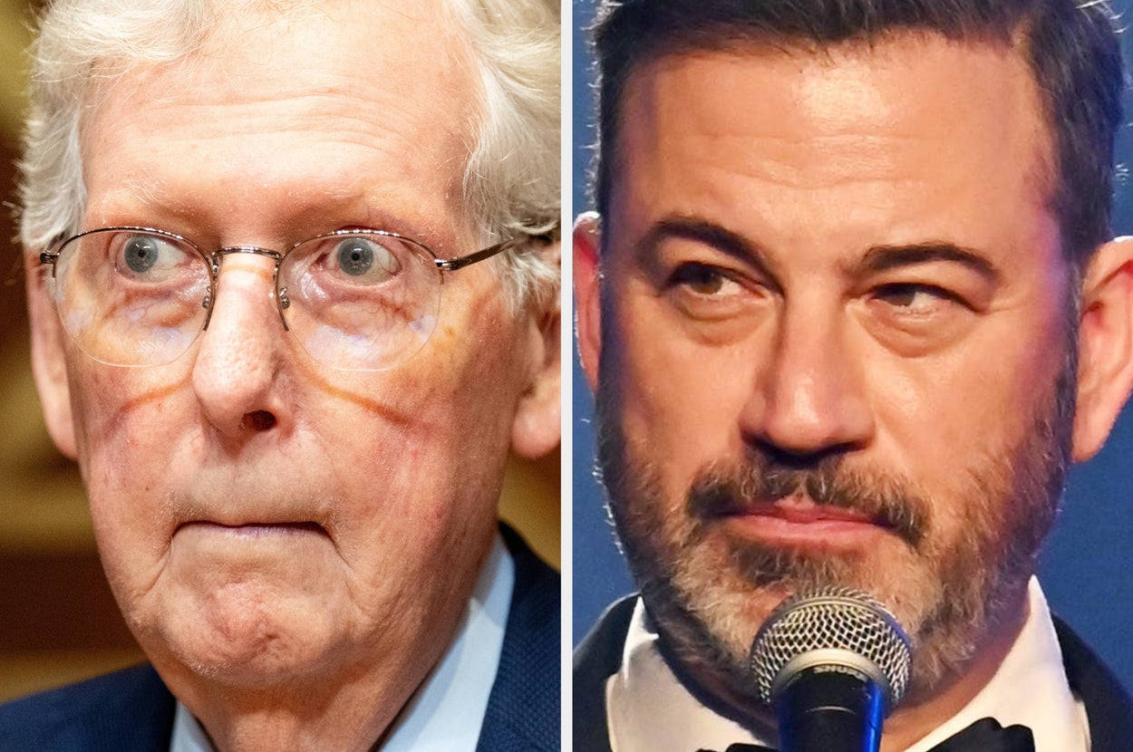 Jimmy Kimmel Ruthlessly Trolled Mitch McConnell With His Own Hospital Pic, And People Are Losing It