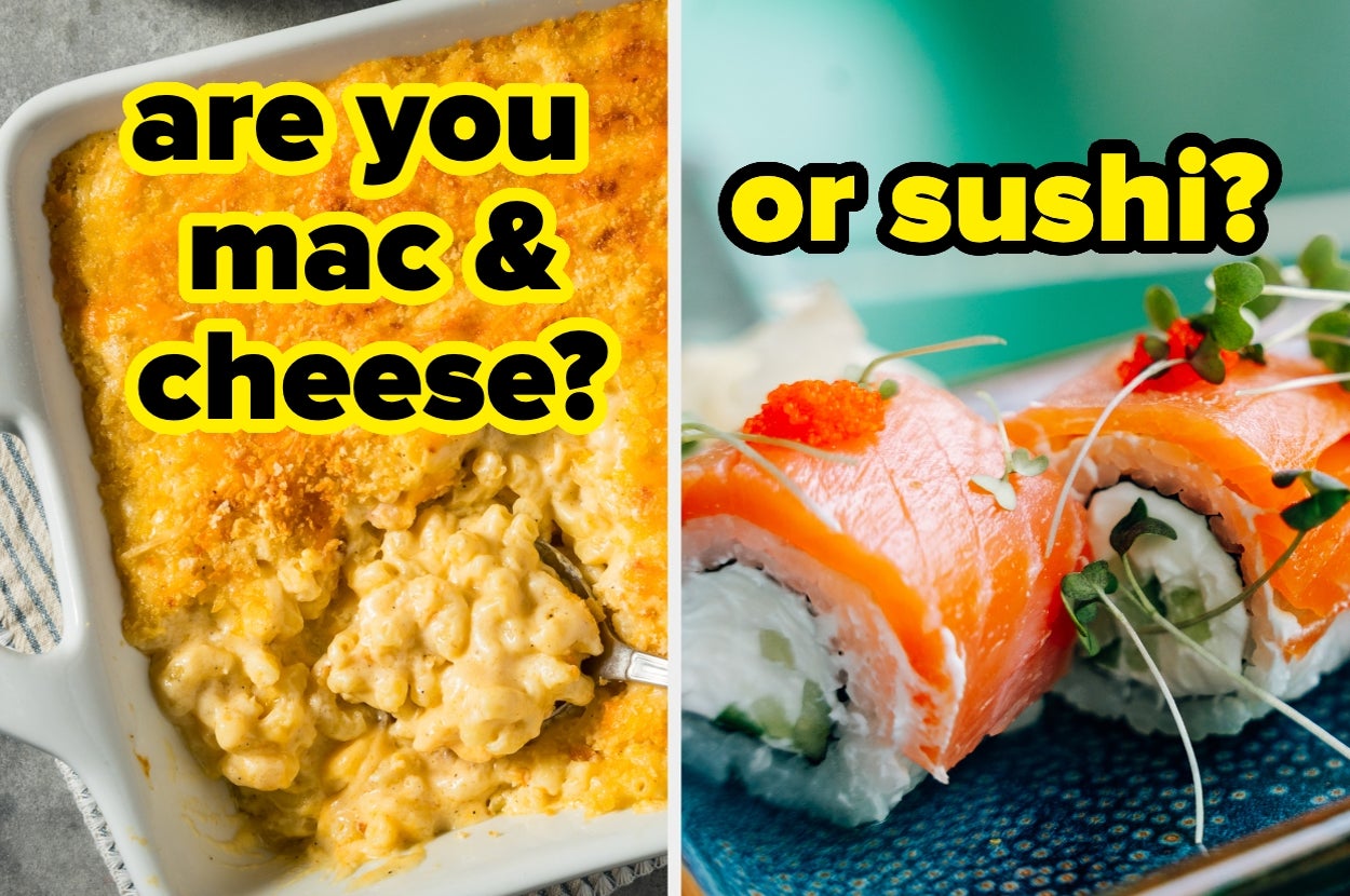 Plan a 5-course feast and discover which food perfectly matches your vibe