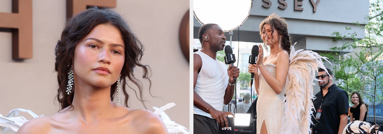 Zendaya’s “Normal, Unphotoshopped” Skin In An Unedited Photo From “The Odyssey” Premiere Is Going Viral Because People Feel So Seen