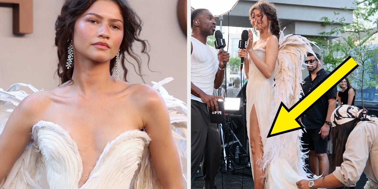 Zendaya's Unedited Skin At 'The Odyssey' Premiere Goes Viral