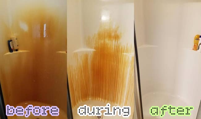 orange ablution successful the process of getting clean