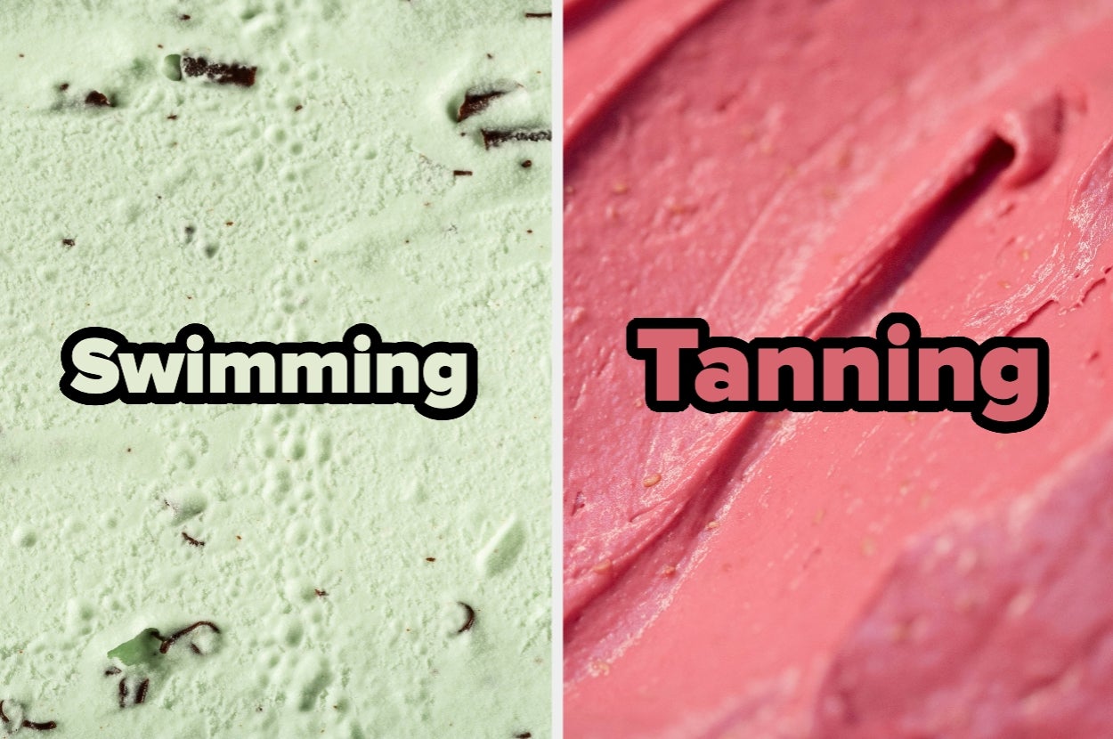 We Will Reveal Which Ice Cream You Are Based On The Summer Activities You Choose