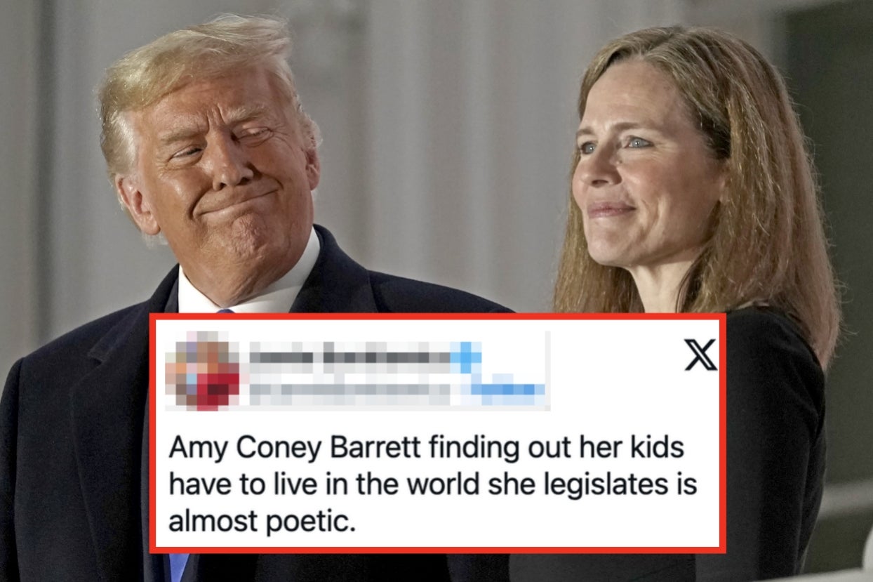 "My Heart Is With The Women Who Died Because Of Your Cowardice": People Have No Sympathy For Amy Coney Barrett After She Revealed The Post-Roe Threats She Received