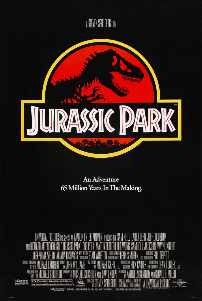  "An Adventure 65 Million Years in the Making." Credits at bottom