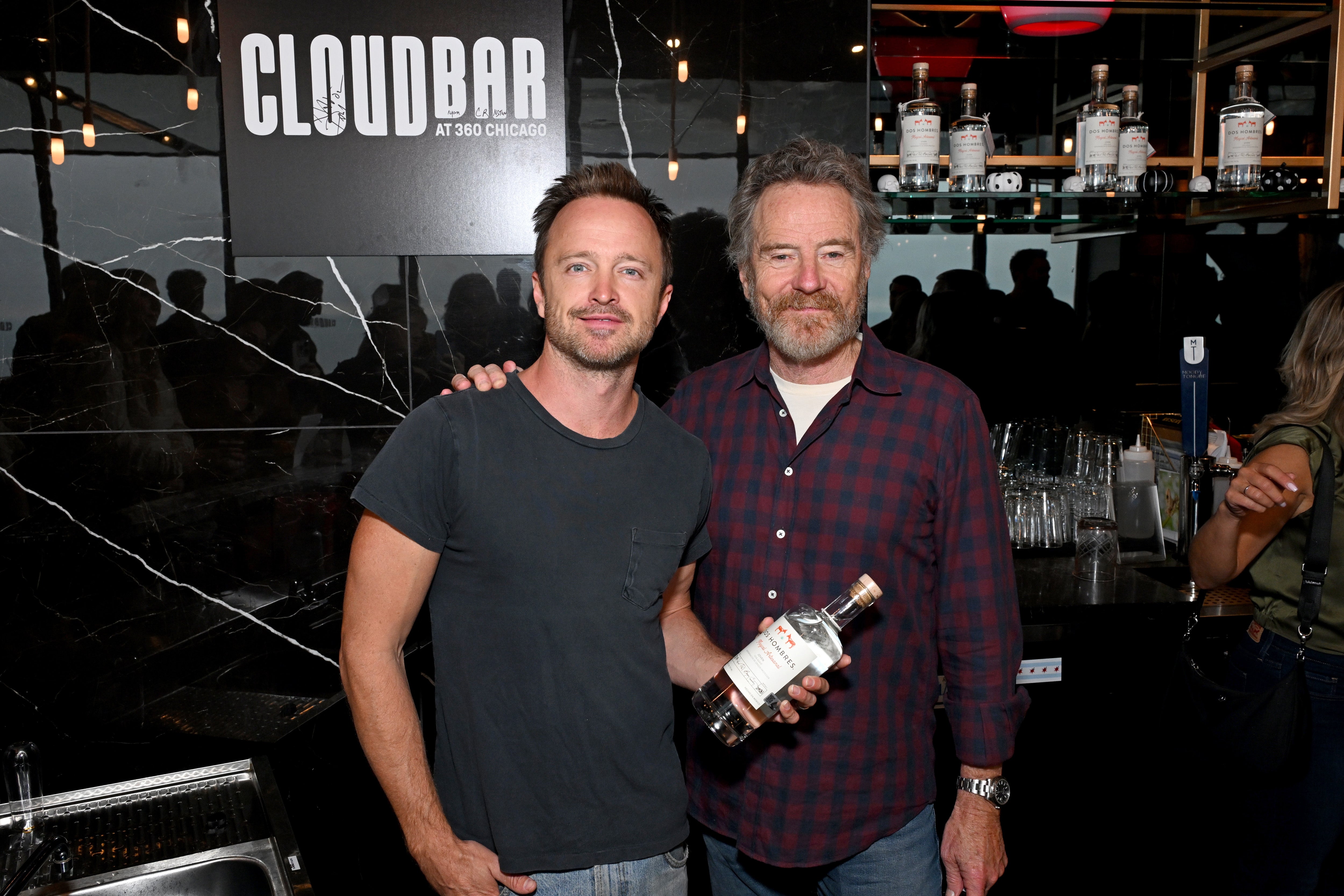 Aaron Paul and Bryan Cranston