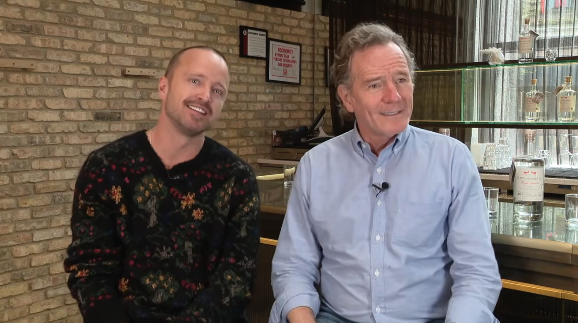 Aaron and Bryan speaking in an interview
