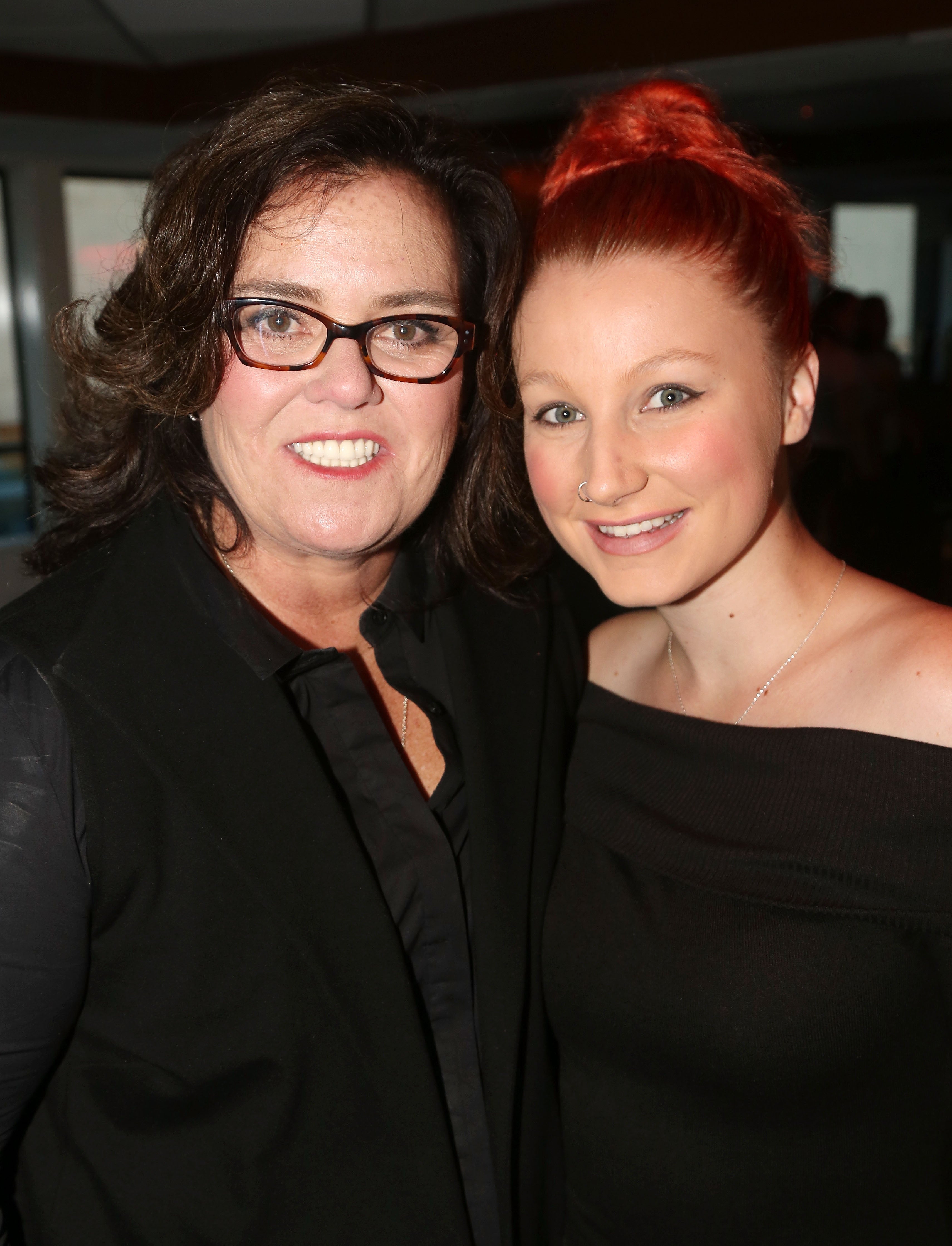 Rosie O'Donnell and Chelsea Belle O'Donnell smiling at an event