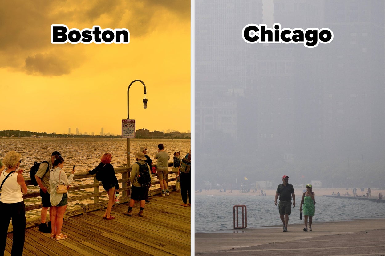 These Pictures Of The Canadian Wildfire Smoke Blanketing US Cities Are Genuinely Apocalyptic