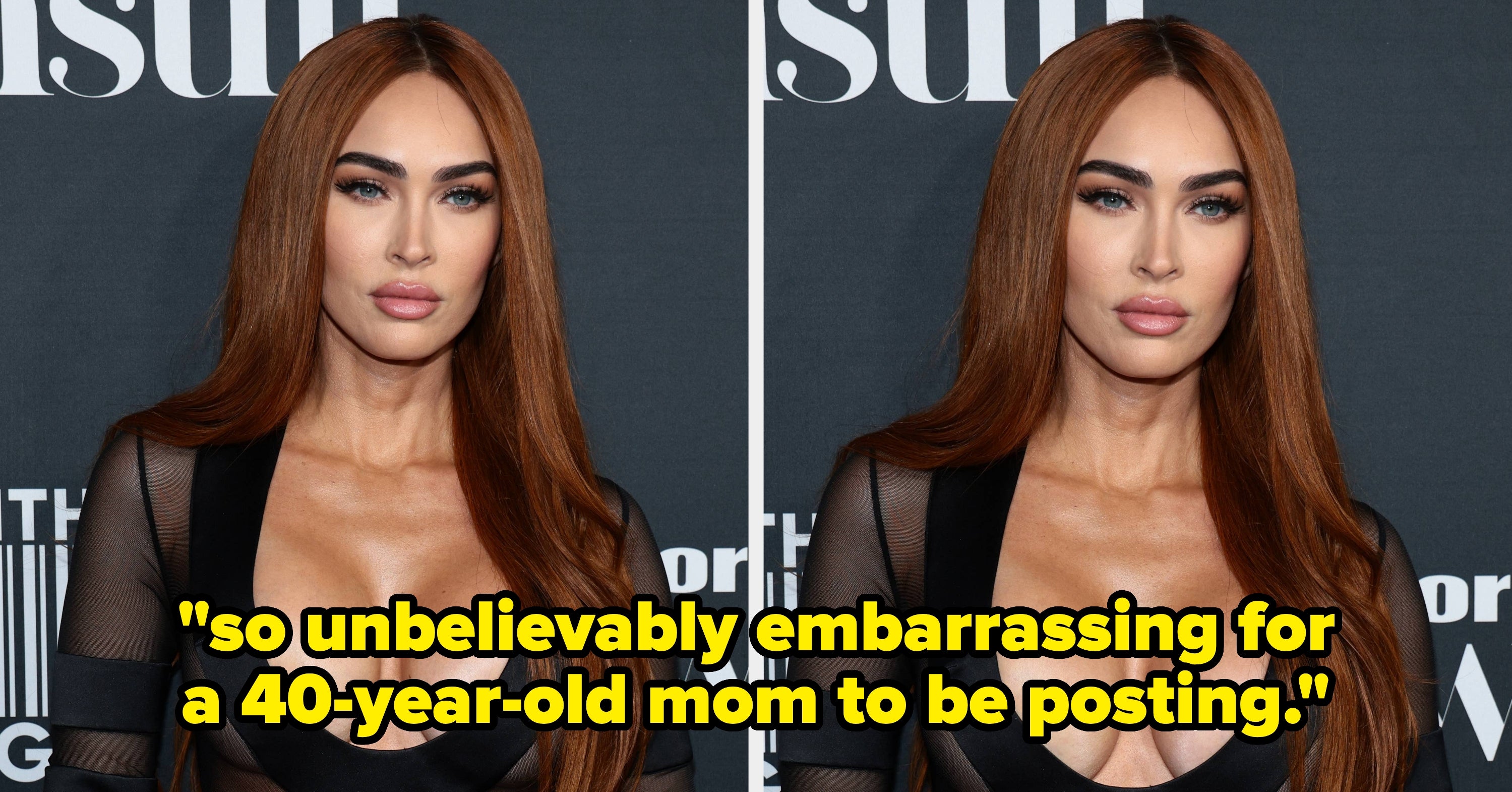 Megan Fox Had The Perfect Response After Someone Called Her "Unbelievably Embarrassing" For Posting Lingerie Pics At 40