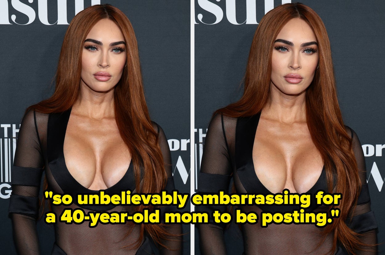 Megan Fox Responded To A Mom-Shamer Who Said She Was Being "Unbelievably Embarrassing" For Posting Lingerie Pictures At 40