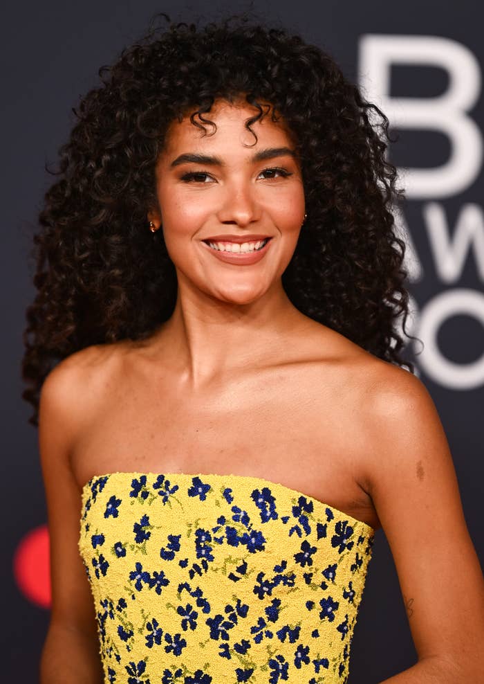 Olivia Dean on the red carpet