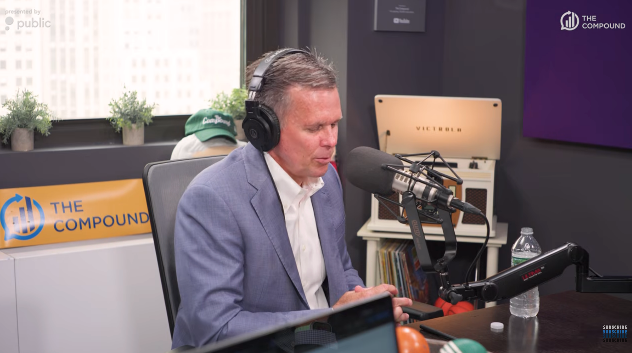 Jonathan speaking connected a podcast
