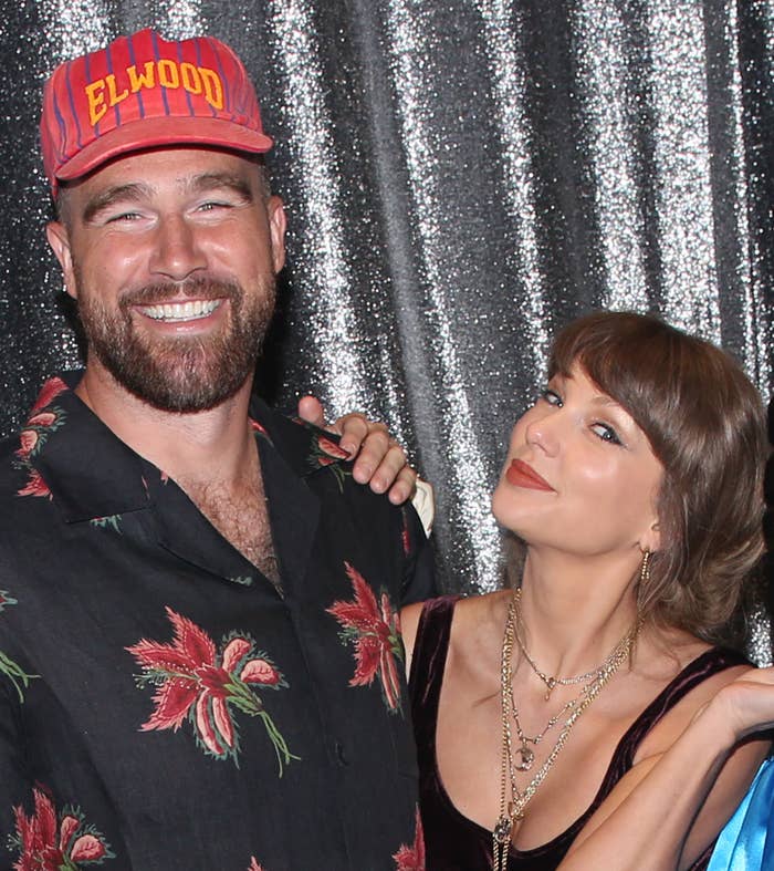 Travis Kelce and Taylor Swift astatine  a ceremonial  event