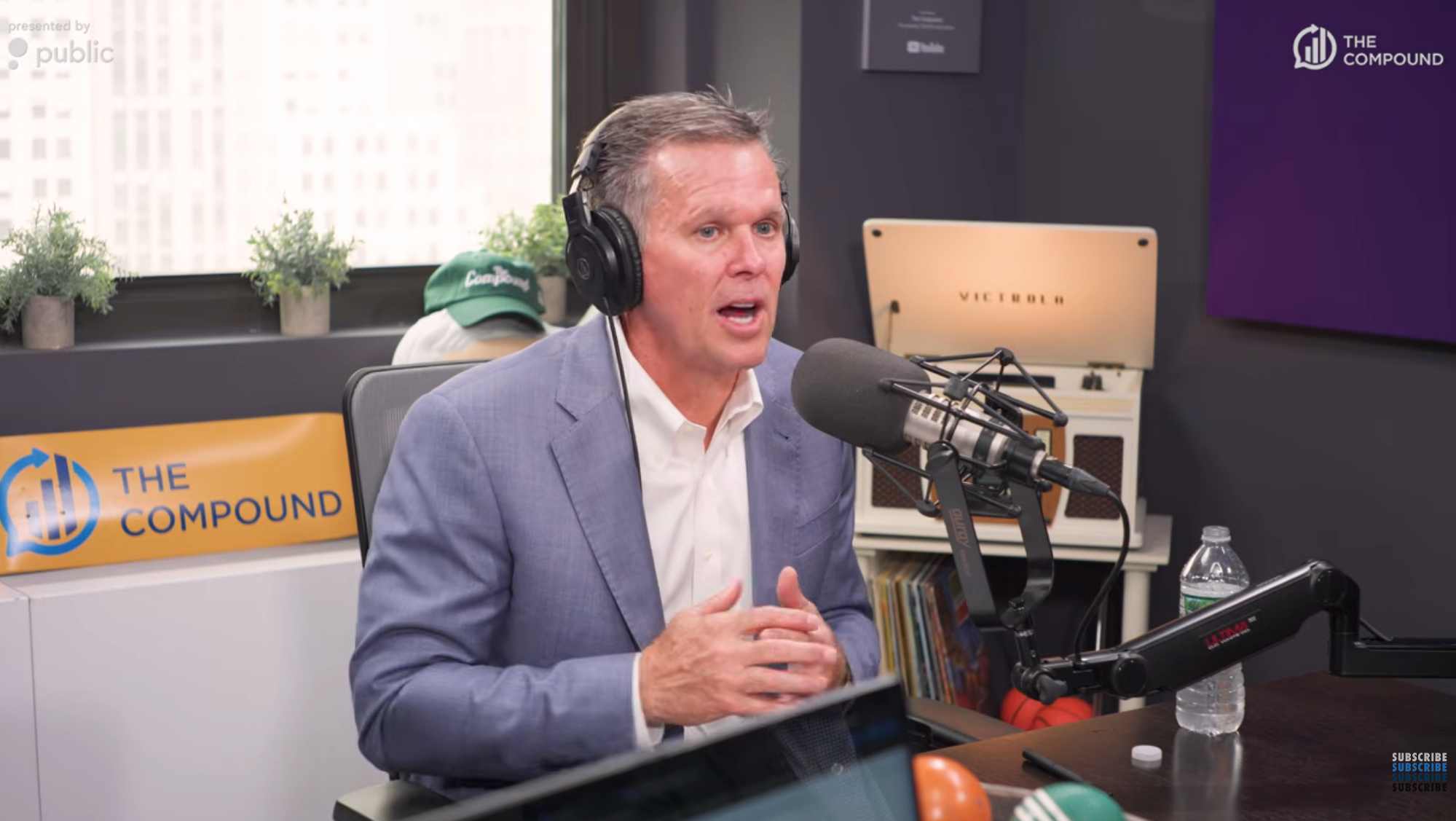 Jonathan speaking connected a podcast