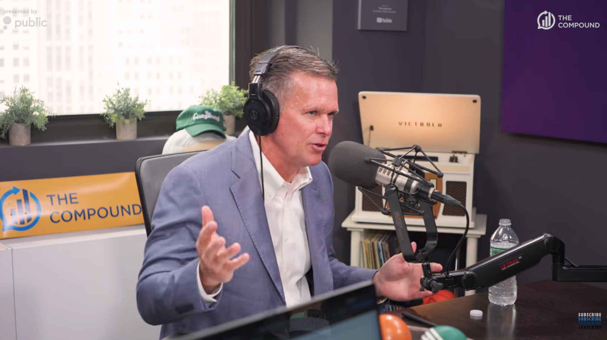 Jonathan speaking connected a podcast