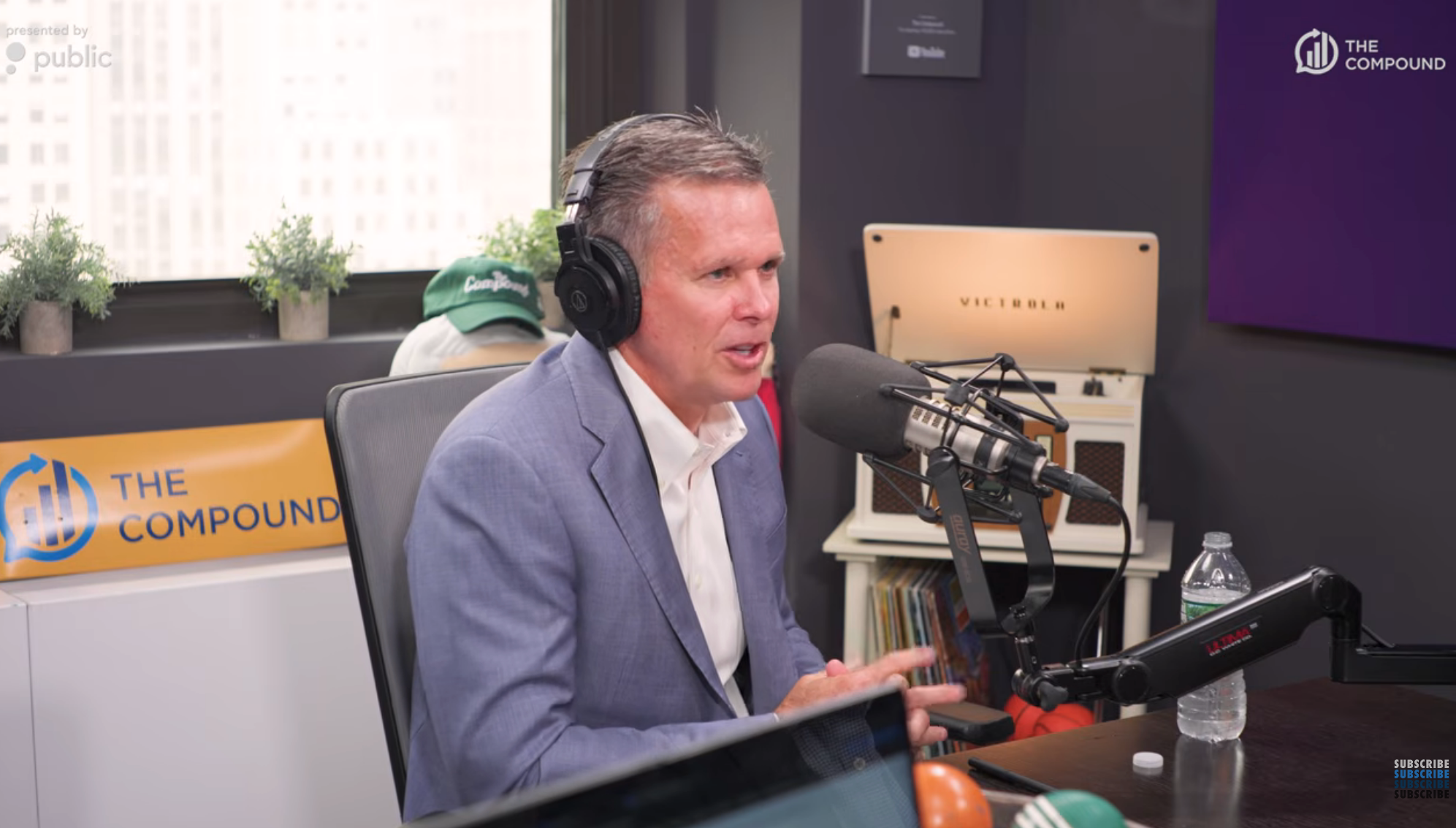 Jonathan speaking connected a podcast