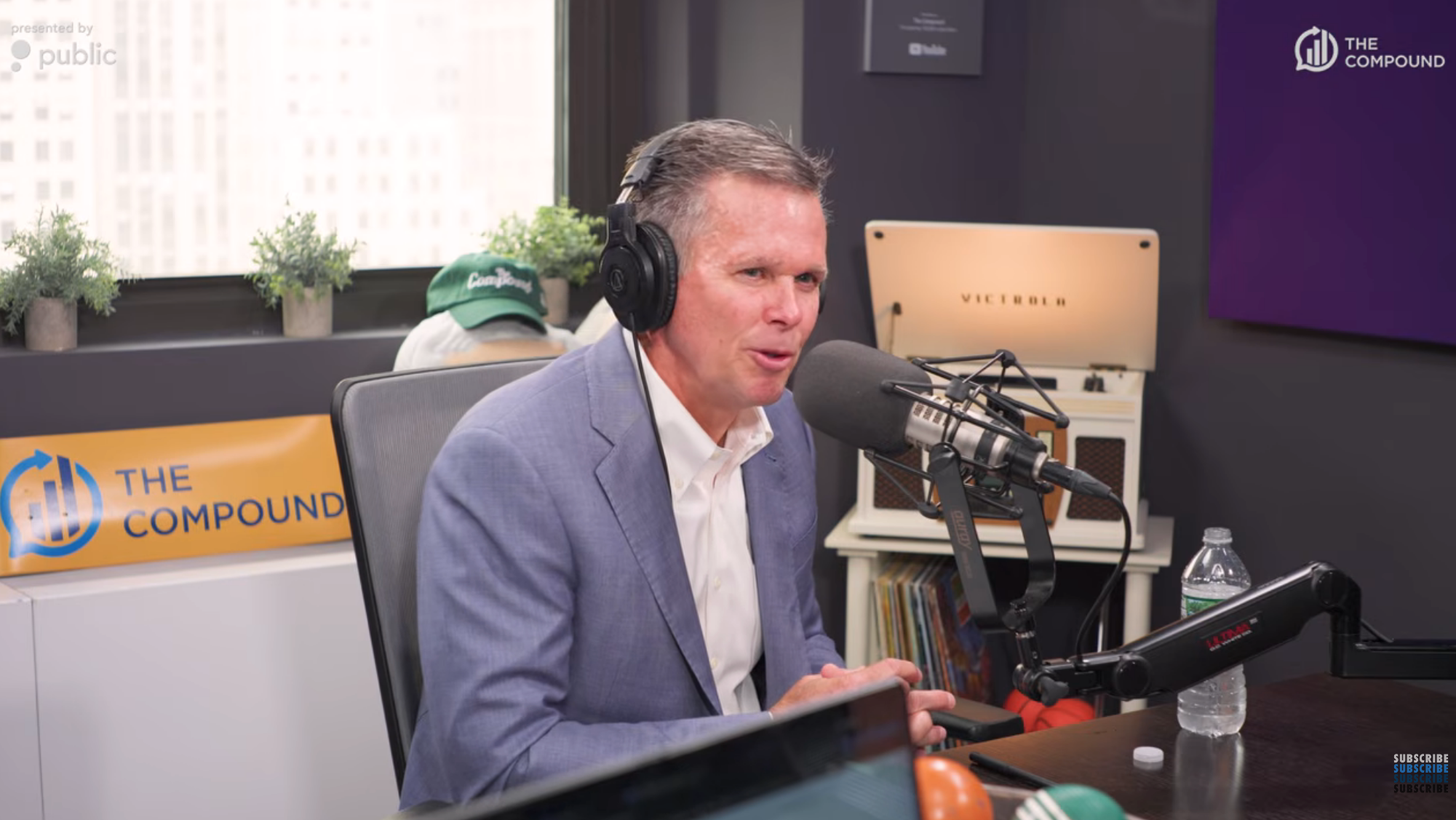 Jonathan speaking connected a podcast