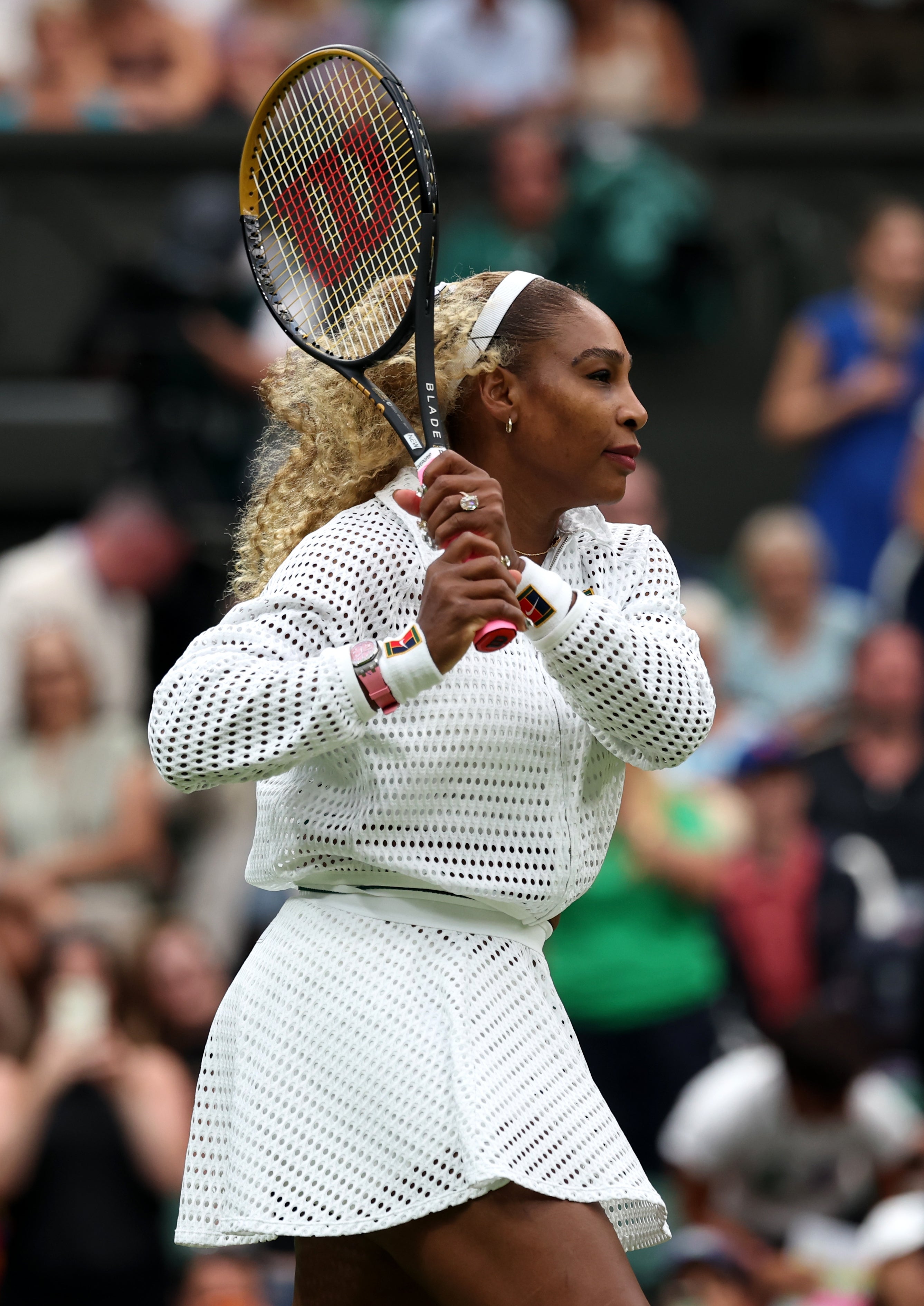 Serena during a tennis match