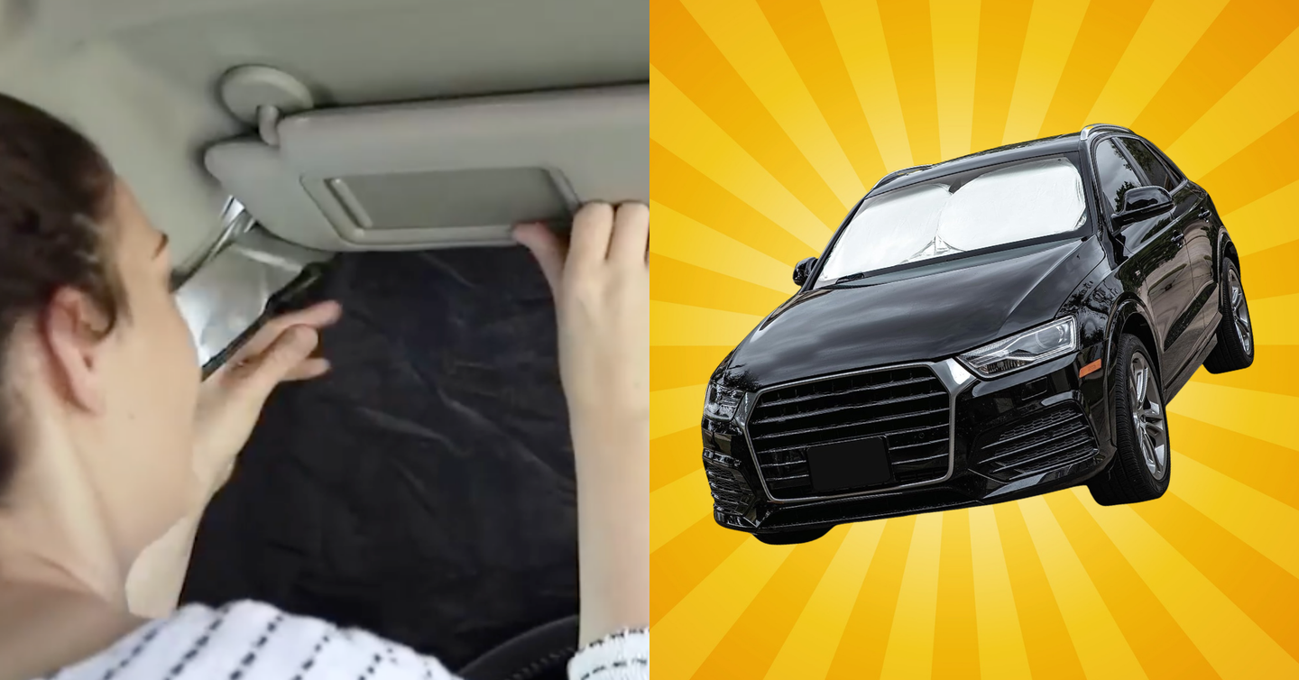 This Cooling Windshield Cover Is A Lifesaver For Drivers Braving This Heat Wave