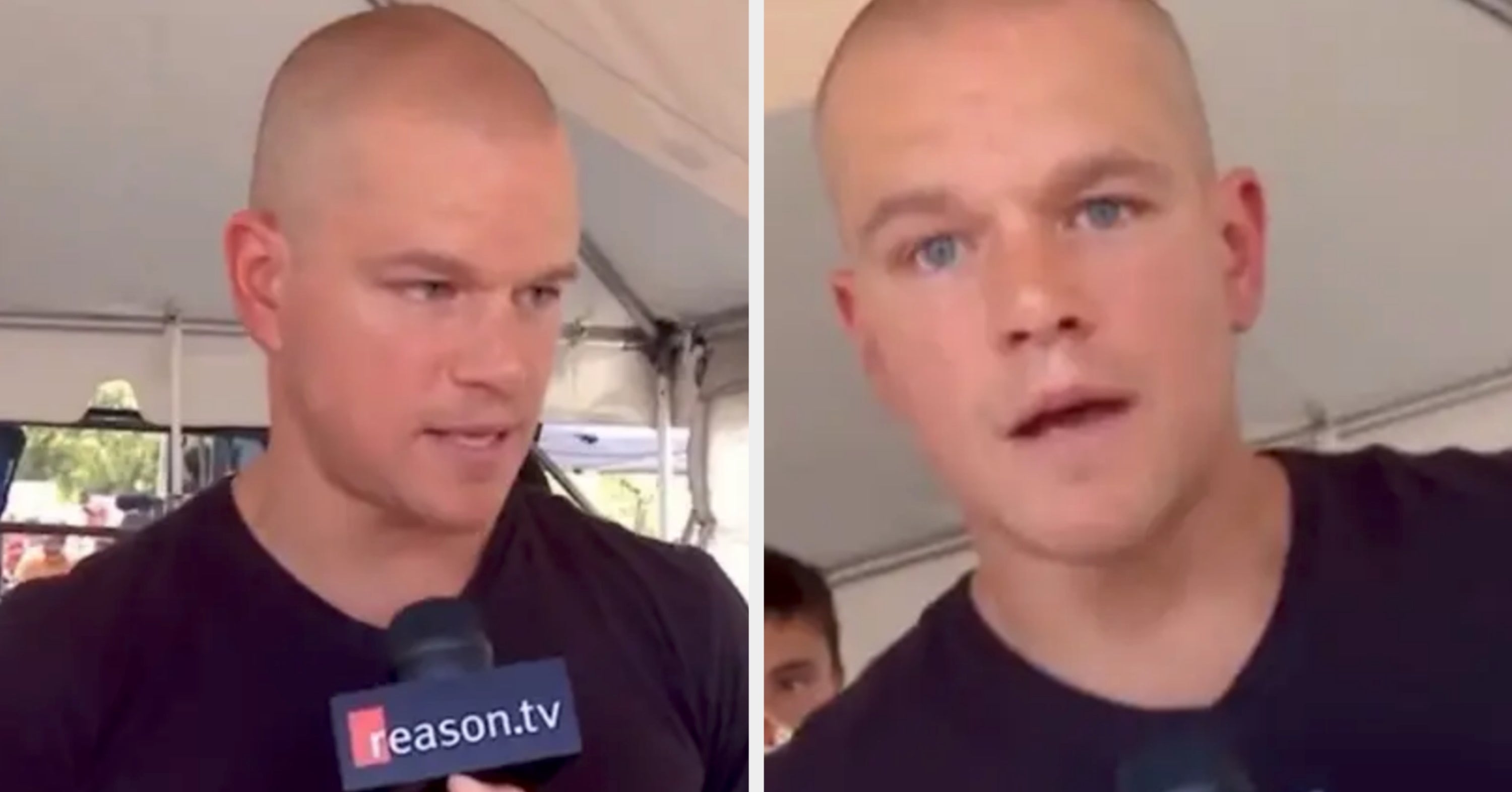 Matt Damon Is Going Viral For The Iconic Way He Shut Down A Reporter And Defended His Teacher Mom At A Rally — And Everybody’s Saying The Same Thing