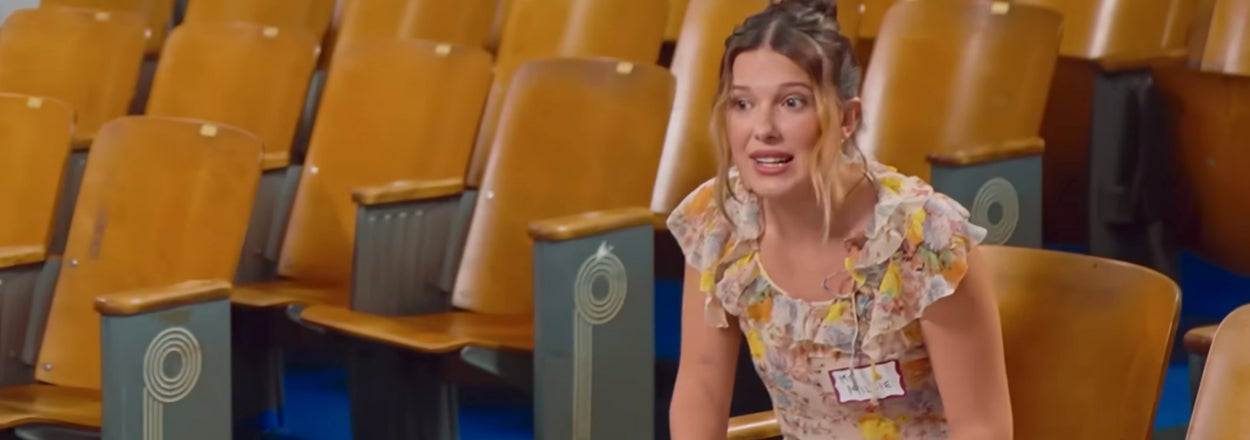 Millie Bobby Brown Is Being Praised For The Thoughtful Adjustment She Made Mid-Conversation While Speaking To A Group Of Kids, And It’s So Sweet
