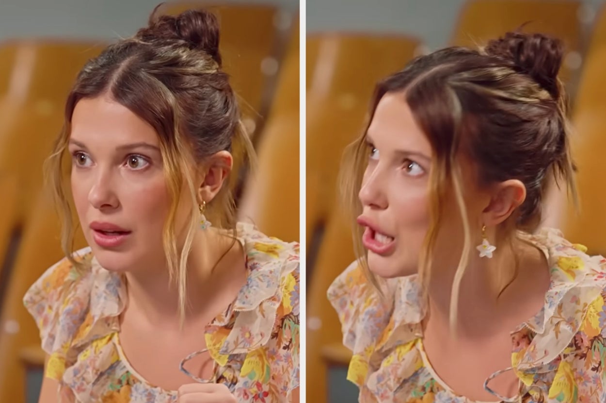 Millie Bobby Brown Is Being Praised For The Thoughtful Adjustment She Made Mid-Conversation While Speaking To A Group Of Kids, And It’s So Sweet