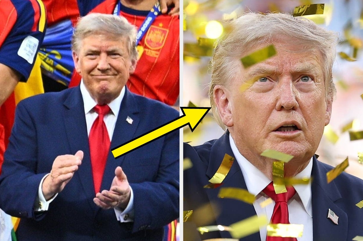 This British Newspaper Is Being Praised For Writing 1 "Brilliant" Caption About Trump Hogging The Spotlight At The World Cup